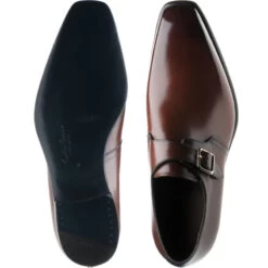 Monkwell Monk Shoes -Prestige Shoe Shop herring monkwell in dark brown calf 3