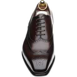 Munster Brogues -Prestige Shoe Shop herring munster in dark brown calf 2