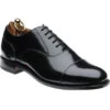 Newcastle Oxfords -Prestige Shoe Shop herring newcastle in black polished 1