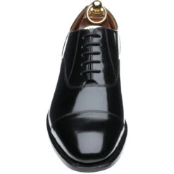 Newcastle Oxfords -Prestige Shoe Shop herring newcastle in black polished 2