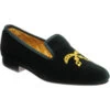 Ohene House Shoes -Prestige Shoe Shop herring ohene in green velvet 1