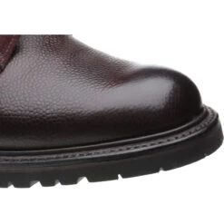 Peebles (Warm Lined) Two-tone Rubber-soled Boots -Prestige Shoe Shop herring peebles warm lined in burgundy grain and plum suede 5