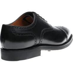 Reading IIrubber-soled Semi-brogues -Prestige Shoe Shop herring reading ii rubber in black calf 4