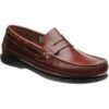 Salcombe Rubber-soled Deck Shoes -Prestige Shoe Shop herring salcombe in chestnut 1