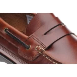 Salcombe Rubber-soled Deck Shoes -Prestige Shoe Shop herring salcombe in chestnut 4