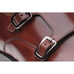 Shakespeare Double Monk Shoes -Prestige Shoe Shop herring shakespeare in rosewood calf 4