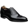 Sloane Semi-brogues -Prestige Shoe Shop herring sloane in black calf 1