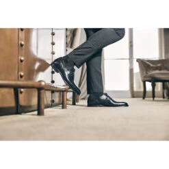 Sloane Semi-brogues -Prestige Shoe Shop herring sloane in black calf 6