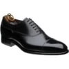 Sussex Oxfords -Prestige Shoe Shop herring sussex in black calf 1