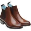 Tamara Ladies Rubber-soled Chelsea Boots -Prestige Shoe Shop herring tamara in walnut calf 1