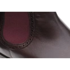 Thatcher Brogue Chelsea Boots 10 Thatcher Brogue Chelsea Boots -Prestige Shoe Shop herring thatcher in burgundy calf 4