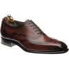 Villiers Brogues -Prestige Shoe Shop herring villiers in rosewood calf 1