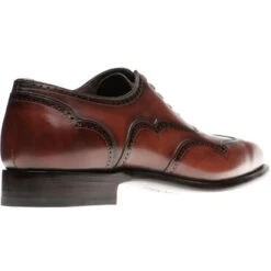 Villiers Brogues -Prestige Shoe Shop herring villiers in rosewood calf 4