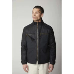 Wallace Waxed Jacket By Peregrine 8 Wallace Waxed Jacket By Peregrine -Prestige Shoe Shop herring wallace waxed jacket by peregrine in black 3