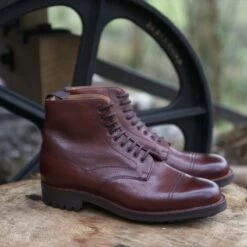 Windermererubber-soled Boots -Prestige Shoe Shop herring windermere in burgundy grain 6