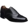 Loake 202 Brogues 2 Loake 202 Brogues -Prestige Shoe Shop loake 202 in black polished 1