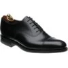 Loake Aldwych Rubber-soled Oxfords 1 Loake Aldwych Rubber-soled Oxfords -Prestige Shoe Shop loake aldwych rubber in black calf 1