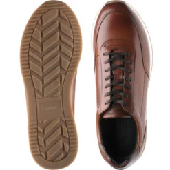 Loake Bannister Rubber-soled Trainers -Prestige Shoe Shop loake bannister in cedar calf 3