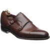 Loake Cannon Double Monk Shoes 2 Loake Cannon Double Monk Shoes -Prestige Shoe Shop loake cannon in dark brown calf 1