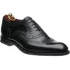 Loake Kerridge Rubber-soled Brogues -Prestige Shoe Shop loake kerridge in black calf 1