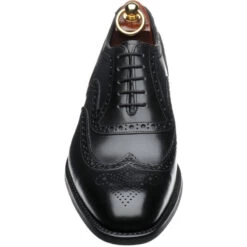 Loake Kerridge Rubber-soled Brogues -Prestige Shoe Shop loake kerridge in black calf 2