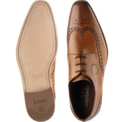 Loake Kruger Brogues 7 Loake Kruger Brogues -Prestige Shoe Shop loake kruger in tan calf 3