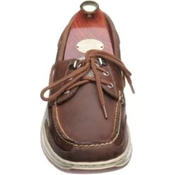 Sebago Clovehitch Rubber-soled Deck Shoes -Prestige Shoe Shop sebago clovehitch in walnut 2
