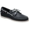 Sebago Dockside Portland Rubber-soled Deck Shoes -Prestige Shoe Shop sebago dockside portland in blue night 1
