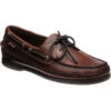 Sebago Schoonerrubber-soled Deck Shoes -Prestige Shoe Shop sebago schooner in brown 1