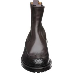 Henry Rubber-soled Brogue Boots -Prestige Shoe Shop trickers henry in espresso calf 2