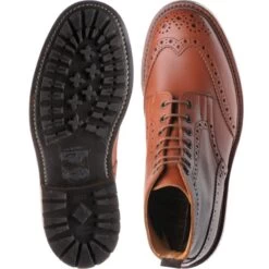 Maltonbrogue Boots -Prestige Shoe Shop trickers malton rubber in c shade gorse calf 3