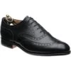 Norfolk Brogues 2 Norfolk Brogues -Prestige Shoe Shop trickers norfolk in black calf 1